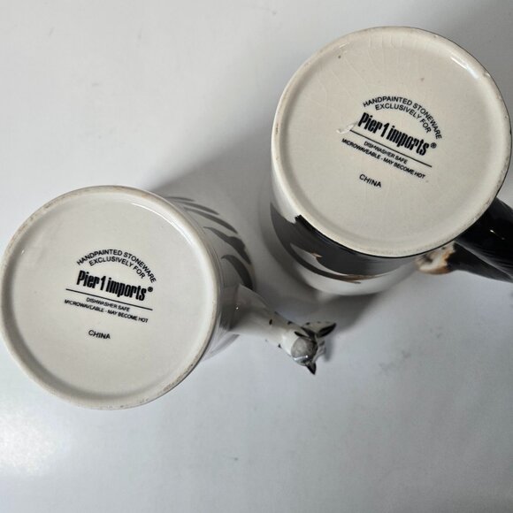 @ Pier 1 Imports Animal Mugs, Chimp and Zebra - Picture 4 of 6